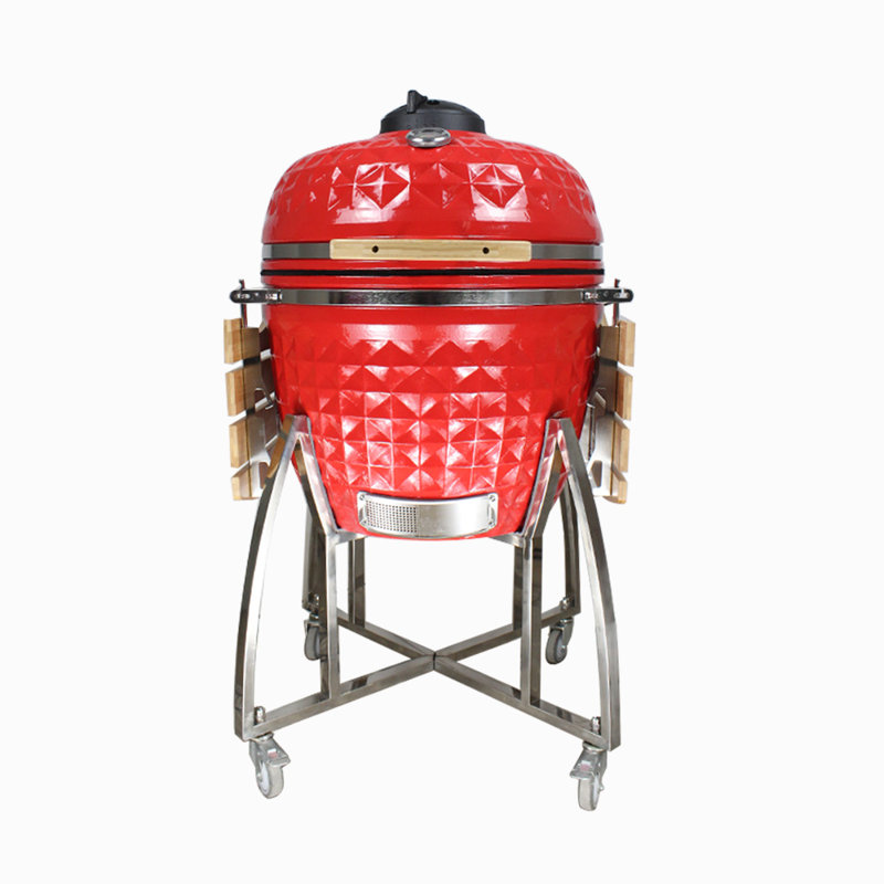 ComfortBilt Kamado Grill – Charcoal - 26" - Red