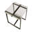 Degolier Cast Glass Top End Table-911559565