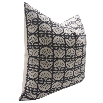 Floral Linen Pillow Cover