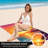 1PCS Tropical Sunset Beach Towel, Vibrant Palm Trees & Ocean View, Quick Dry Microfiber for, Pool, Travel, Camping, Boho Style