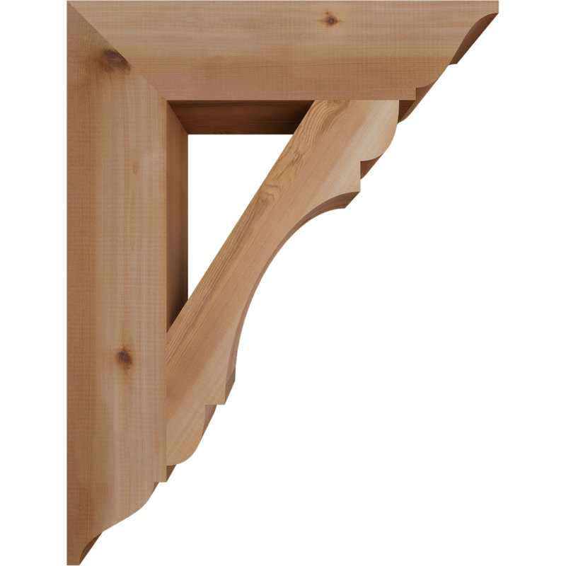 Support olympique traditionnel, H 26 po x l 5,5 po x P 34 po, Cèdre rouge de l'Ouest (lisse)