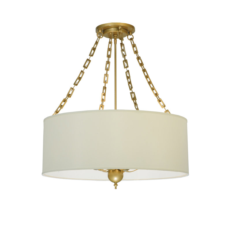 Leszek 6 - Light Gold Single Pendant