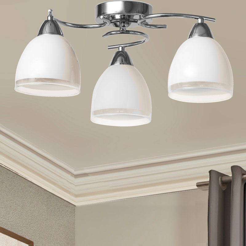 Astro Glass Semi Flush Mount