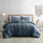 Modern Threads - Beck Comforter Set - Down Alternative Brushed Microfiber - Elegant All Season Bedspread Set - includes Comforter, Shams, & Decorative Pillow-58825148-51159854