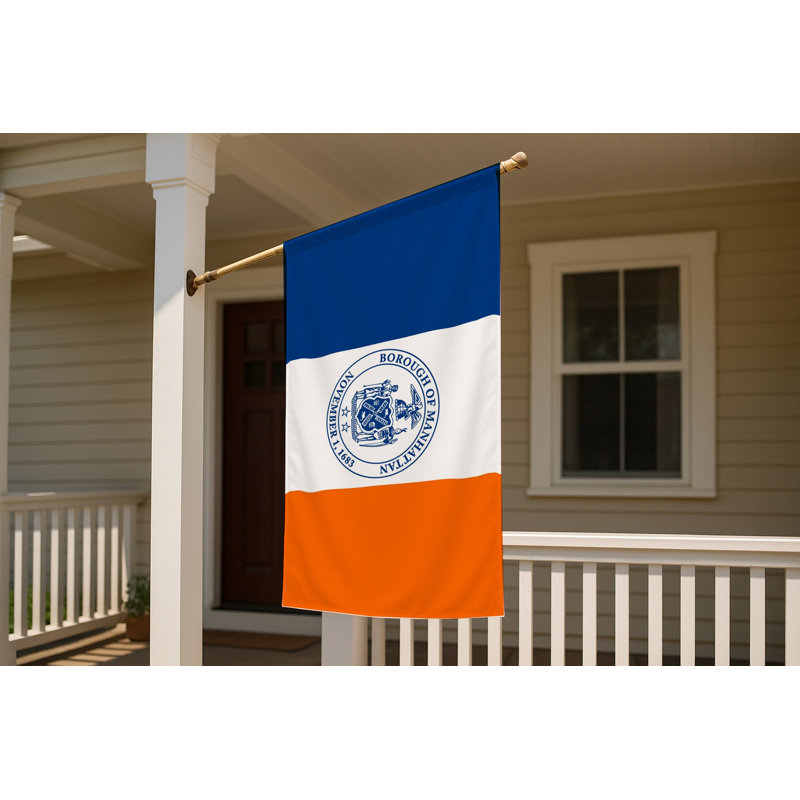 Drapeau de la ville de Manhattan — Drapeau d'extérieur