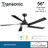 Minka Aire Transonic 56 Inch Ceiling Fan with LED Light Kit-96370185