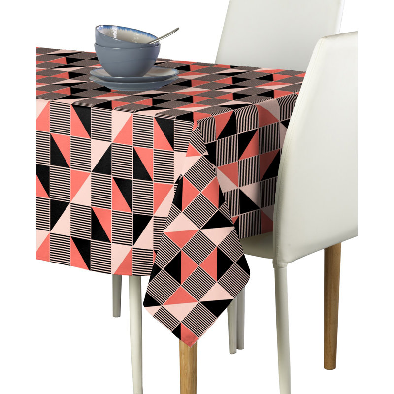 Lopresti Geometric Craze Tablecloth, 120" L x 60" W