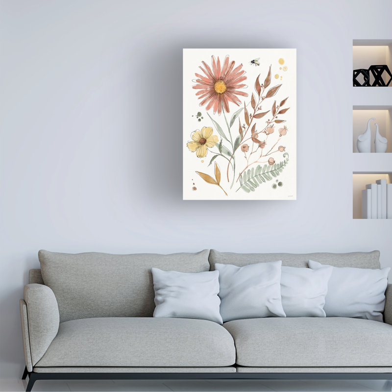 Art mural sur toile «Bachelor» par Anne Tavoletti, H 19 po x l 14 po