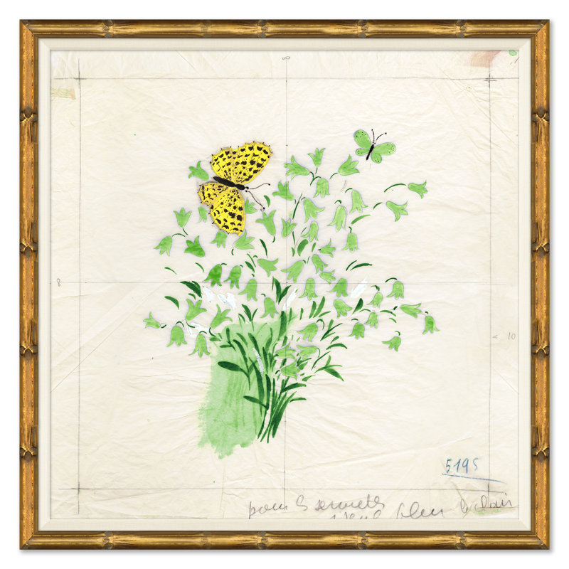 Set of 2 Clochettes Et Papillons Print