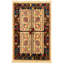 Tapis ivoire en laine noué à la main