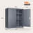 Metal Storage Cabinet, Garage Storage Organizer with Locking Doors and Adjustable Shelves for Workshop Office-79318920