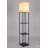 Floor Lamp With Shelves, Modern Square Standing Lamp With 3 Color Temperature Bulb, Corner Display Bookshelf Lamp For Living Room, Bedroom And Office (Black)-771353037-771353027