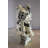 Maghull Medium Bearbrick Black and White Unique Patterned Resin Statue 9" x 8" x 17"H