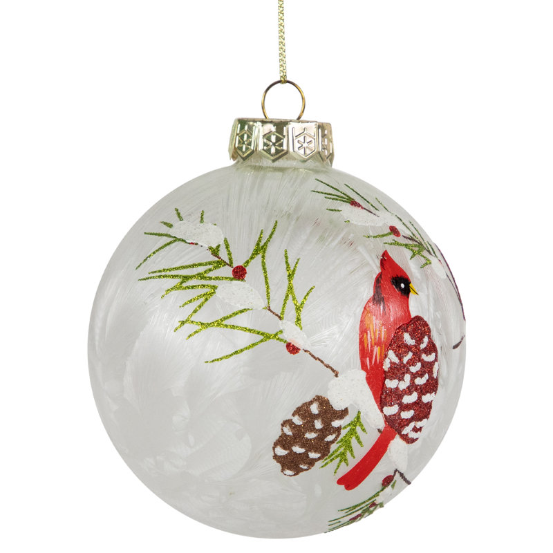 4'' Glass Ball Ornament