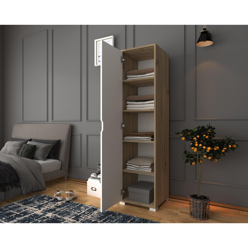 Barbett Manufactured Wood Wardrobe