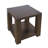 Bragenham 24" Transitional Modern Block-Frame Square End Table with Storage