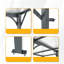 Pergola avec toit incliné en acier galvanisé