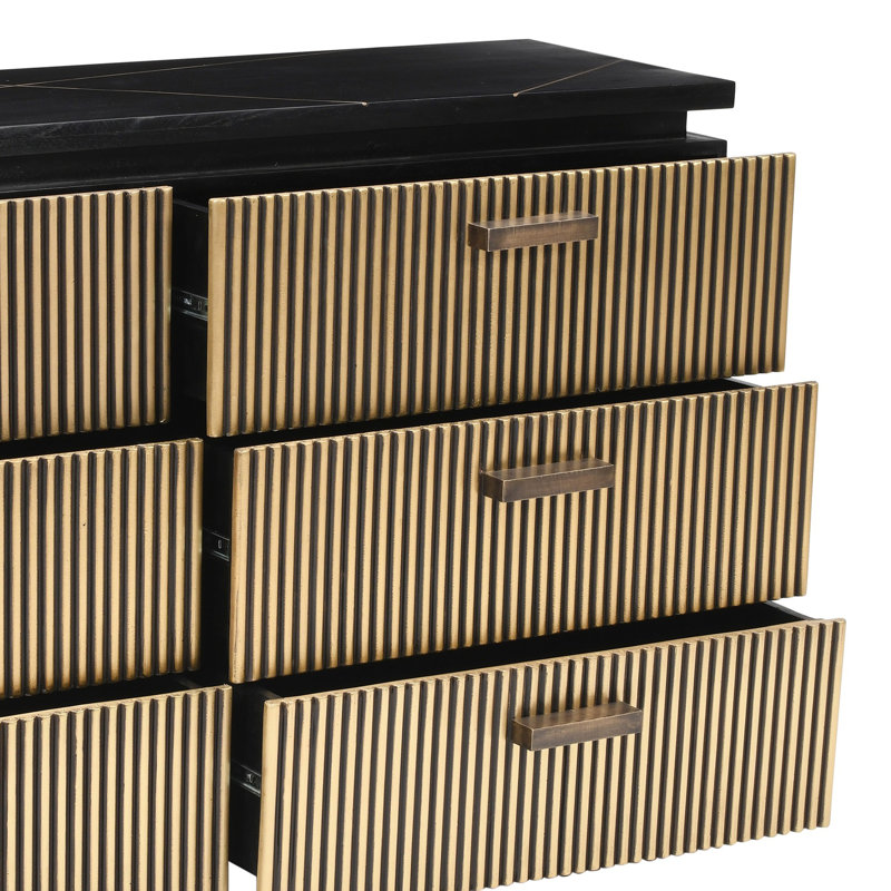 Commode 6 tiroirs Halima