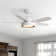 42" 5 - Blade Modern White LED Ceiling Fan Light With Remote Control