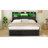 Bed Metal Frame Adjustable Height with 3-Tier Shelf,RGB LED Light, Charging Station-777828608