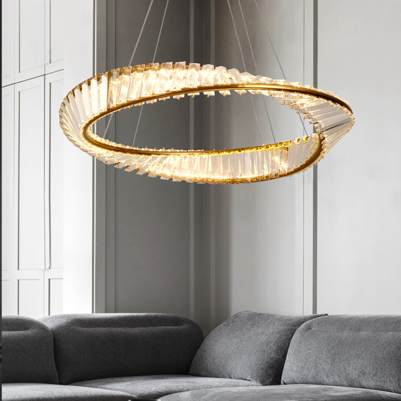 Achanti 1 - Light LED Chandelier, 115cm H x 58cm W x 58cm D
