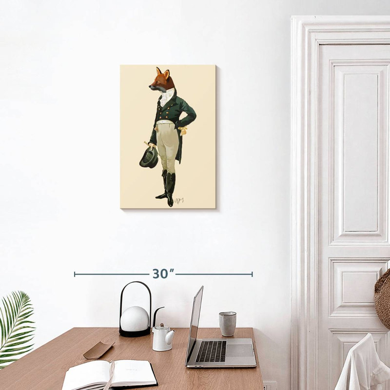 Ketti Dandy Fox, 24" H x 16" W