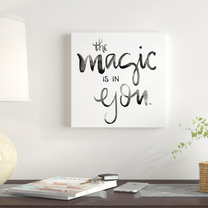 Posi-vibe I by Jennifer Paxton Parker - Wrapped Canvas Print, 12" H x 12" W