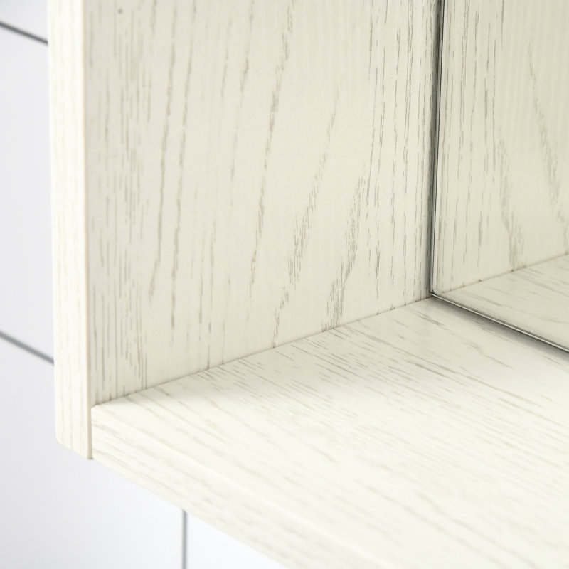 Armoire murale de salle de bain avec miroir - 31,5 po x 25,5 po pour articles d'hygiène, articles de soins capillaires