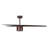 Peregrine 56" Indoor/Outdoor DC Ceiling Fan with LED Light and Remote, Damp Rated, Koa Modern Ceiling Fan-1219405979