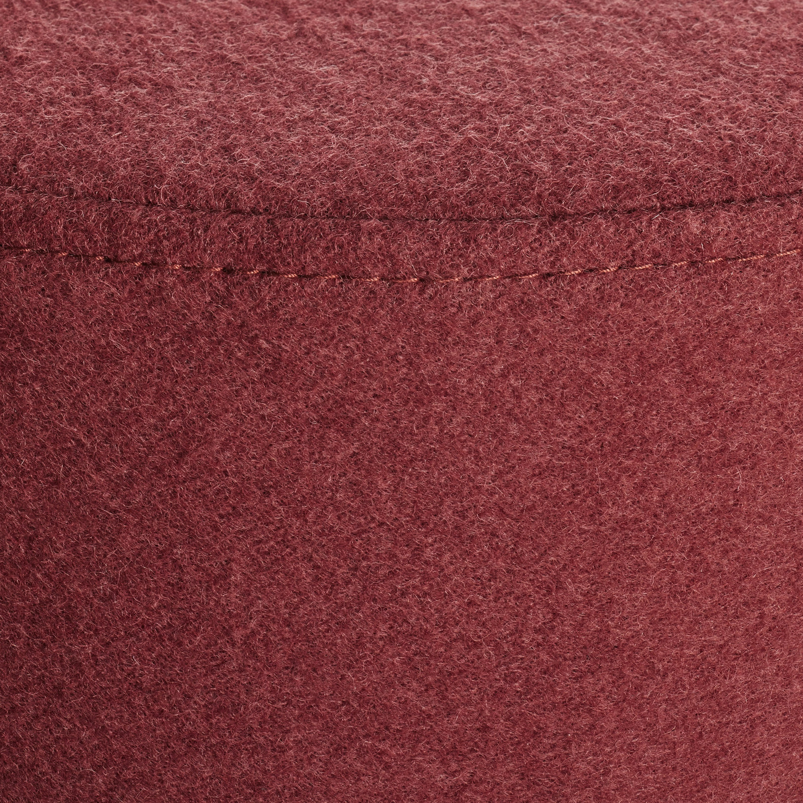 Bumper Upholstered Pouf, Vesper Brick