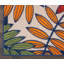 Tapis or, vert et bleu à motif floral pour l'intérieur et l'extérieur Eaglin-208556584
