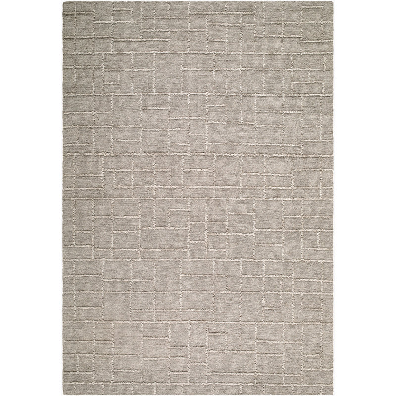 Tapis fait à la main Matterhorn, Taupe / pierre / ivoire, Rectangulaire 2 pi x 3 pi