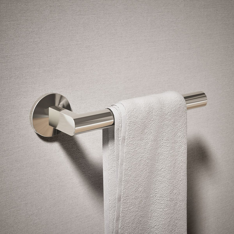 Components Towel Arm, Vibrant French Chrome