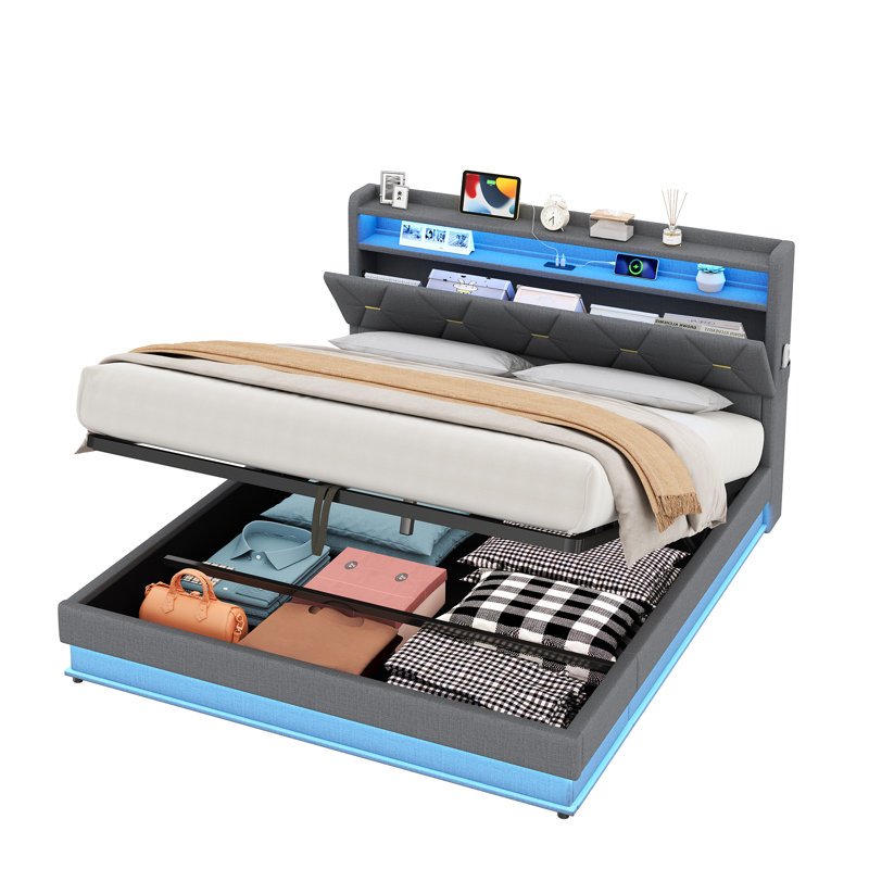 Upholstered Ottoman Bed