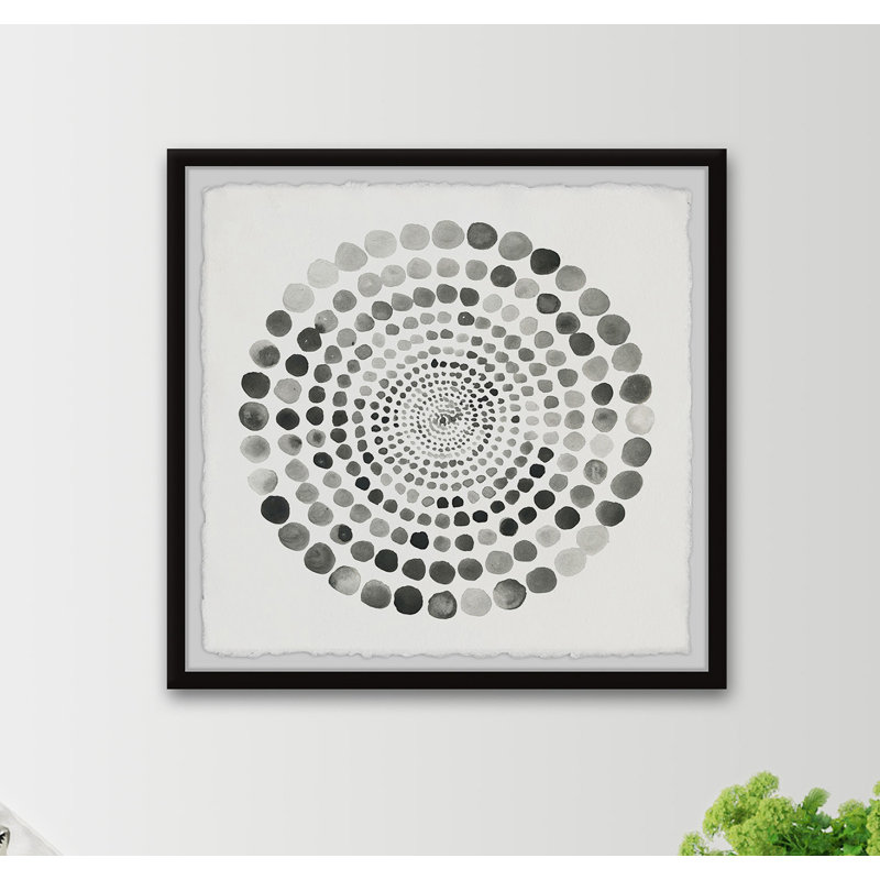 Grey Paradox - Single Picture Frame Painting, 41cm H x 41cm W