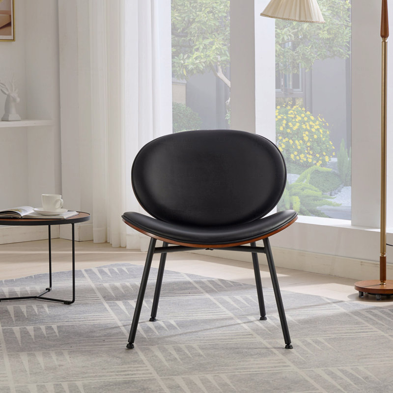 Fauteuil d'appoint simple Mid-Century