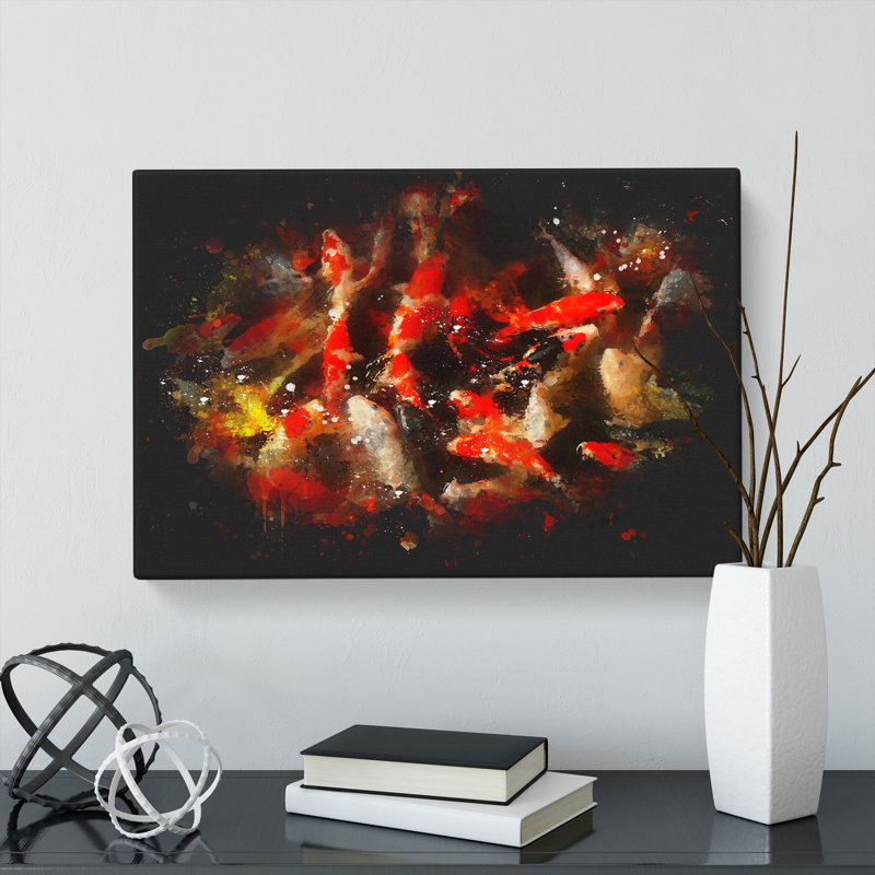 Many Fish - Wrapped Canvas, 60cm H x 91cm W x 3cm D