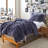 Original Plush Frosted Cobalt Blue Coma Inducer Oversized Comforter-66654036