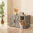 Gerrika Wood Litter Box Enclosure-1061750181