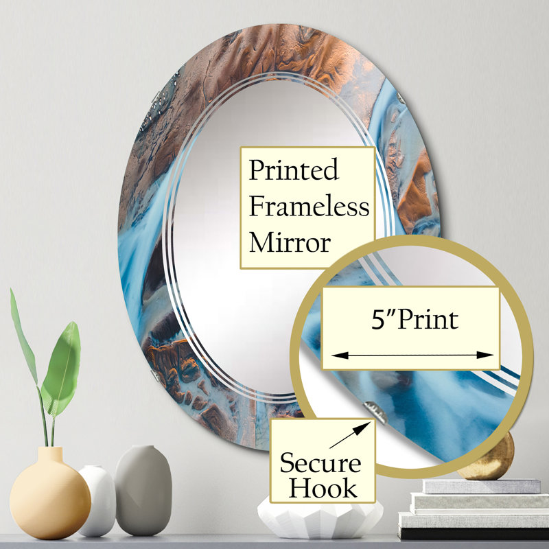 Miroir de salle de bain sans cadre, 30 po x 20 po