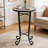 Outdoor Colorful & Black Patio Side Table, Perfect For Patio & Balcony
