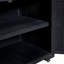 Îlot de cuisine pour patio avec plateau en acier inoxydable, 3 tablettes mobiles et 2 tiroirs-1914037539