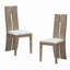 Chaise rembourrée en similicuir