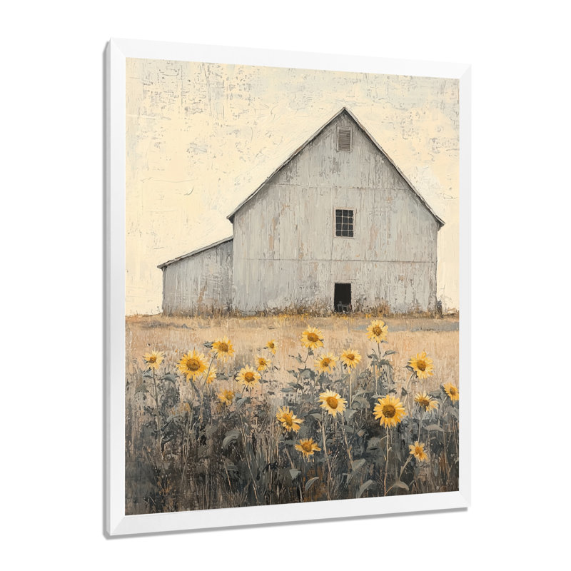 Dishawn - décoration murale paysages, H 32 po x l 24 po, Reproduction encadrée d'une seule photo, Blanc