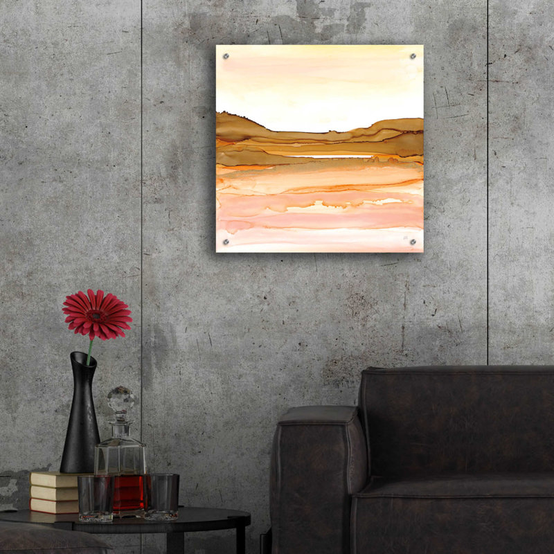 «Desertscape II» par Chris Paschke, H 24 po x l 24 po x P 0,2 po