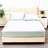 Coo Rayon From Bamboo ChillFit Twin Sheet - 100% Viscose, 16" Deep Pocket, Strong Elastic, Easy Care, Breathable Silky Soft, 39"x 75", Ice Blue - No Pillowcase