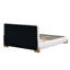 Lit tapissier très grand avec structure en bois massif et lattes, lit plateforme de luxe moderne, blanc-1072441778