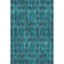 Tapis bleu sarcelle de qualité supérieure lavable à la machine Cerrito AMF564-104100180