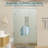 48"W x 72"H Chrome 3-Panel Sliding Shower Door Semi-Frameless Shower Enclosure with 5/16" (8mm) Clear Tempered Glass-124563413