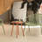 Patio Table Living Room Side Table, Round Accent Table Small Side Table Nightstand-850727238